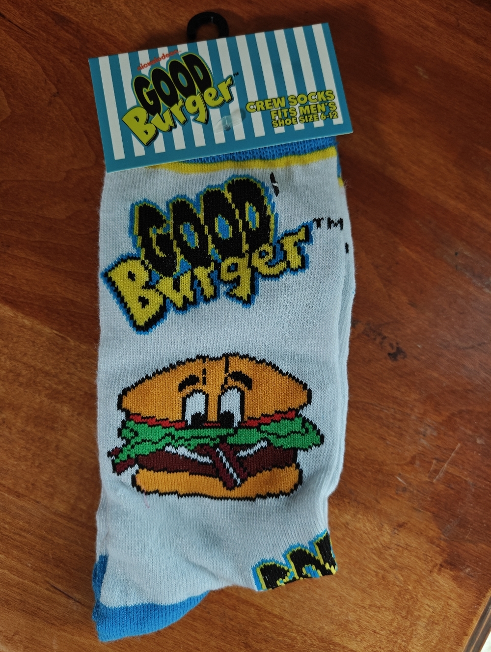 New With Tags Good Burger Crew Socks Y2K